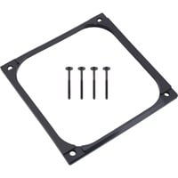 Alphacool Kappe & afkobling 140mm (7mm tyk), Monteringsrammen Sort