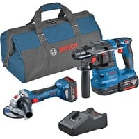 Bosch 2-tlg. Kit 18V Batteri, Værktøjssæt Blå, SDS plus, 1,9 J, 4675 bpm or slag i minuttet, 1050 rpm, 11000 rpm, 12,5 cm