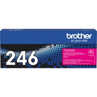 Brother TN-246M tonerpatron 1 stk Original Magenta 2200 Sider, Magenta, 1 stk