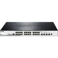 D-Link DGS-1510-28XMP Administreret L2/L3 Gigabit Ethernet (10/100/1000) Strøm over Ethernet (PoE) Sort, Grå, Switch Administreret, L2/L3, Gigabit Ethernet (10/100/1000), Fuld duplex, Strøm over Ethernet (PoE), Stativ-montering