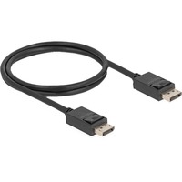 DeLOCK DisplayPort 2.1 kabel stik > DisplayPort stik, 16K, 80 Gbps Sort