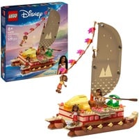LEGO Disney Princess Vaianas eventyrkano, Bygge legetøj Byggesæt, 6 År, Plast, 529 stk, 687 g