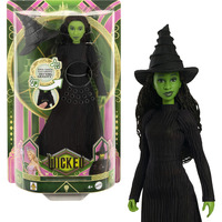 Mattel Wicked Singing Elphaba Fashion Doll, Dukke Mode dukke, Hunstik, 4 År, Pige, Klingende, 294 mm