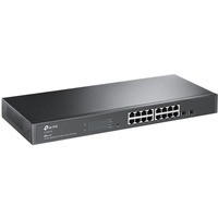 TP-Link Omada SG2218 netværksswitch Administreret L2/L2+ Gigabit Ethernet (10/100/1000) 1U Sort Sort, Administreret, L2/L2+, Gigabit Ethernet (10/100/1000), Stativ-montering, 1U