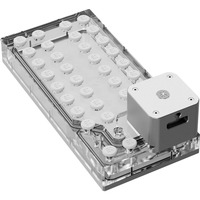 EKWB EK-QuantumX Loophole Distroplate D5 PWM - Silver gennemsigtig/Sølv