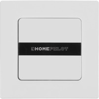 HOMEPILOT HomePil Vægknap smart - 1 gruppe, Knappen Hvid