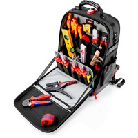 KNIPEX Værktøjsrygsæk Modular X18 Elektro, Værktøjssæt Sort