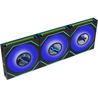 Lian Li UNI FAN SL-INF LCD FLEX 120 Wireless, Sag fan Sort