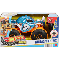 Mattel Monster Trucks 1:24 Scale RHINOMITE RC Vehicle Monster lasbil, 4 År, AAA, Plast, Flerfarvet