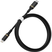 Otterbox USB 2.0 opladerkabel, USB-C stik > Lightning stik Sort