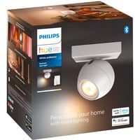 Philips Hue White Ambiance Buckram Einzelspot, Lampe Hvid