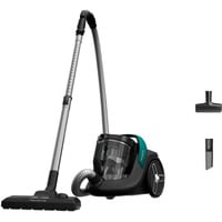 Rowenta Green Force Cyclonic Max RO7B12, Gulv støvsuger Sort/Turkis