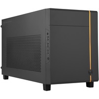 SilverStone SUGO 14 Terning Sort, Towerkabinet Sort, Terning, PC, Sort, Mini-DTX, Mini-ITX, Plast, Stål, 24 cm