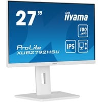 iiyama ProLite XUB2792HSU-W6 computerskærm 68,6 cm (27") 1920 x 1080 pixel Fuld HD LED Hvid, LED-skærm hvid (mat), 68,6 cm (27"), 1920 x 1080 pixel, Fuld HD, LED, 0,4 ms, Hvid