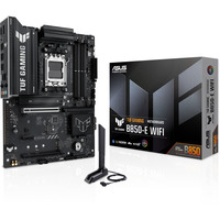 ASUS TUF GAMING B850-E WIFI AMD B850 Sokkel AM5 ATX, Bundkort Sort, AMD, Sokkel AM5, AMD Ryzen 7000 Series, AMD Ryzen 8000 Series, AMD Ryzen 9000 Series, DDR5-SDRAM, 256 GB, DIMM
