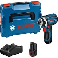 Bosch 10.8V Li-Ion slagskruetrækker GDR 10.8 06019A6977, Schlagskruemaskine Blå/Sort, inkls. L-boxx, akku, oplader mm.
