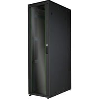 Digitus DN-19 47U-6/10-B-1 stativ Fritstående reol Sort, IT kabinet Sort, Fritstående reol, 47U, 800 kg, Rack skinner, Sort