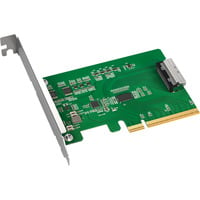 Icy Dock MB409A5 "EXLink" MCIO 8i (SFF-TA-1016) til PCIe 5.0 x8 adapter, Interface card 