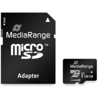 MediaRange MR945 hukommelseskort 128 GB MicroSDXC UHS-I Klasse 10 Sort, 128 GB, MicroSDXC, Klasse 10, UHS-I, 80 MB/s, 20 MB/s