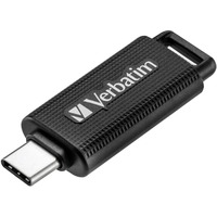 Verbatim Store 'n' Go USB-nøgle 128 GB USB Type-C 3.2 Gen 1 (3.1 Gen 1) Sort, USB-stik Sort/grå, 128 GB, USB Type-C, 3.2 Gen 1 (3.1 Gen 1), Glide, 4 g, Sort