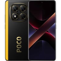 Xiaomi POCO X7 256GB, Mobiltelefon Sort/Gul