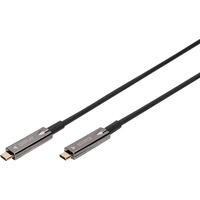 Digitus 4K USB-C AOC AV-forbindelseskabel Sort