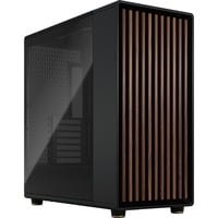 Fractal Design North XL Charcoal Black TG Dark, Towerkabinet Sort/træ