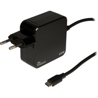 Inter-Tech Oplader Sort