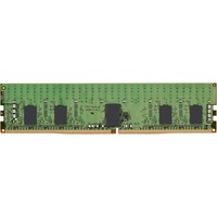 Kingston KSM32RS8/8MRR hukommelsesmodul 8 GB 1 x 8 GB DDR4 3200 Mhz Fejlkorrigerende kode Grøn, 8 GB, 1 x 8 GB, DDR4, 3200 Mhz, 288-pin DIMM