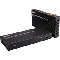 Lindy 150m Cat.6 HDBaseT KVM Extender, HDMI-udvidelse forlænger Sort