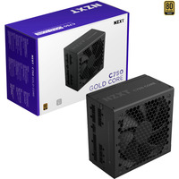 NZXT C750 GOLD CORE, PC strømforsyning Sort
