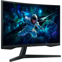 Samsung G55C computerskærm 68,6 cm (27") 2560 x 1440 pixel Wide Quad HD LED Sort, Gaming Skærm Sort, 68,6 cm (27"), 2560 x 1440 pixel, Wide Quad HD, LED, Sort