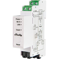 Shelly Pro 3EM 120A v2, Måleinstrument Hvid