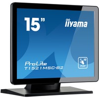 iiyama T1521MSC-B2, LED-skærm Sort (mat)