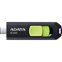 ADATA ACHO-UC300-256G-RBK/GN, USB-stik Sort/Grøn