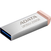ADATA UR350 USB-nøgle 256 GB USB Type-A 3.2 Gen 1 (3.1 Gen 1) Brun, Rustfrit stål, USB-stik nikkel/Brown, 256 GB, USB Type-A, 3.2 Gen 1 (3.1 Gen 1), Uden hætte, 3,5 g, Brun, Rustfrit stål