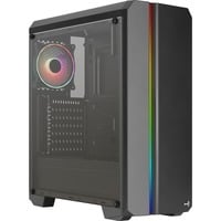 Aerocool Genesis-A-BK-v2 Sort, Towerkabinet Sort, PC, Sort, ATX, micro ATX, Mini-ITX, ABS, SPCC, 15,5 cm, 38 cm