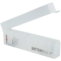 Ansmann 4000033 batterikasse Transparent, Batteri boks gennemsigtig, Transparent, 8x AA/AAA (CR123A,CR2)