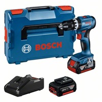 Bosch GSB 18V-45 1900 rpm Sort, Blå, Slagborer skruemaskine Blå/Sort, Skruemaskine, Pistolhåndtag, Sort, Blå, 1900 rpm, 500 rpm, 27000 IPM