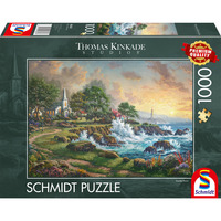 Schmidt Spiele Thomas Kinkade Studios: Perle ved Havet, Puslespil 