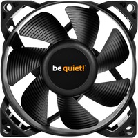 be quiet! Pure Wings 2 Computerkabinet Ventilator 8 cm Sort, Sag fan Sort, Ventilator, 8 cm, 1900 rpm, 19,2 dB, 26,3 kubikfod/min., 44,45 m³/t