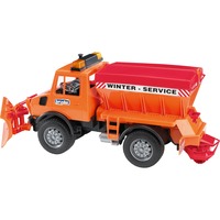 bruder MB-UNIMOG Acrylonitrilbutadienstyren legetøjsbil, Model køretøj Acrylonitrilbutadienstyren, Orange, Rød, 4 År, Dreng, 1:16, 160 mm