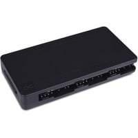 Alphacool Core 6x 4-Pin PWM/DRGB Splitter, Fan kontrol Sort
