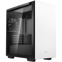 DeepCool MACUBE 110 WH Midi Tower Hvid, Towerkabinet Hvid, Midi Tower, PC, Hvid, micro ATX, Mini-ITX, Acrylonitrilbutadienstyren, SPCC, Hærdet glas, Spil