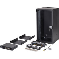 Digitus Netværkssæt SOHO Pro 10" 315x300 mm (BxD), IT kabinet Sort