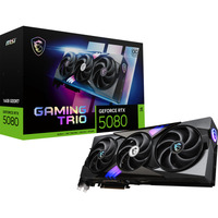 MSI GAMING GEFORCE RTX 5080 16G TRIO OC grafikkort NVIDIA 16 GB GDDR7 GeForce RTX 5080, 16 GB, GDDR7, 256 Bit, 7680 x 4320 pixel, PCI Express x16 5.0