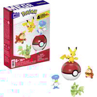 Mattel Pokémon -team fra Paldea-regionen, Bygge legetøj Byggesæt, 6 År, Plast, 79 stk, 172,4 g
