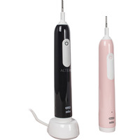 Procter & Gamble Pro 1 Duo Cross Action med 2. håndstykke, El-tandbørste Sort/Pink