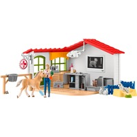 Schleich Veterinarian practice with pets, Spil figur Farm, 3 År, Flerfarvet