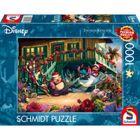 Schmidt Spiele Thomas Kinkade Studios: Disney - Lilo and Stitch Aloha Christmas, Puslespil 